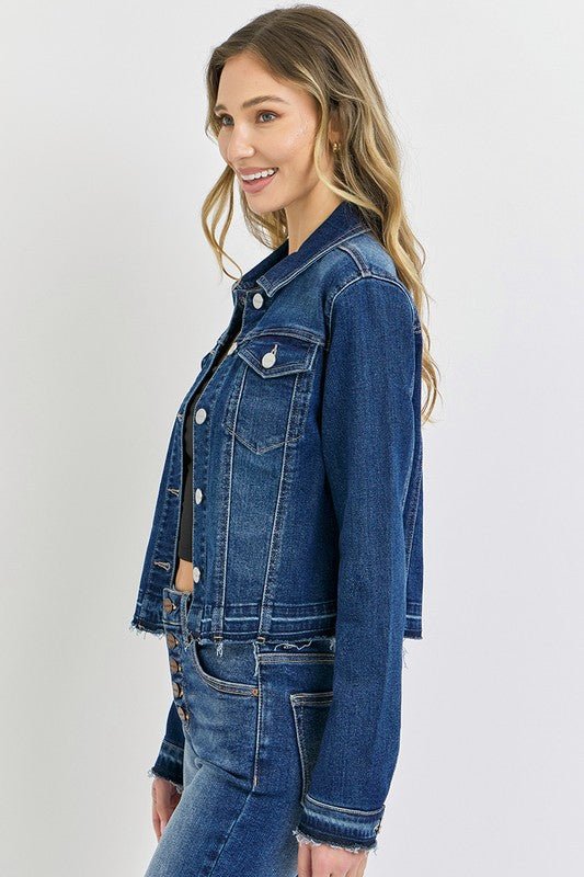Risen Released Hem Denim Jacket - FINAL SALE! - The Nines