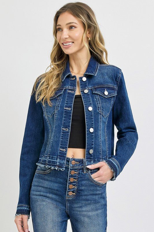 Risen Released Hem Denim Jacket - FINAL SALE! - The Nines