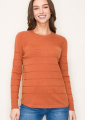 Rust Super Soft Pullover - FINAL SALE