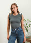 Frankie Fitted Ruffle Tank