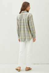 You're Still The One Plaid Flannel Tops - 2 colors!