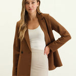 Solid Double Breasted Blazers - 2 Colors! - The Nines