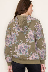 Floral Terry Hoodies - 3 colors!