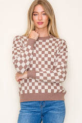 Life is Better In a Checked Sweater - 3 Colors! - FINAL SALE