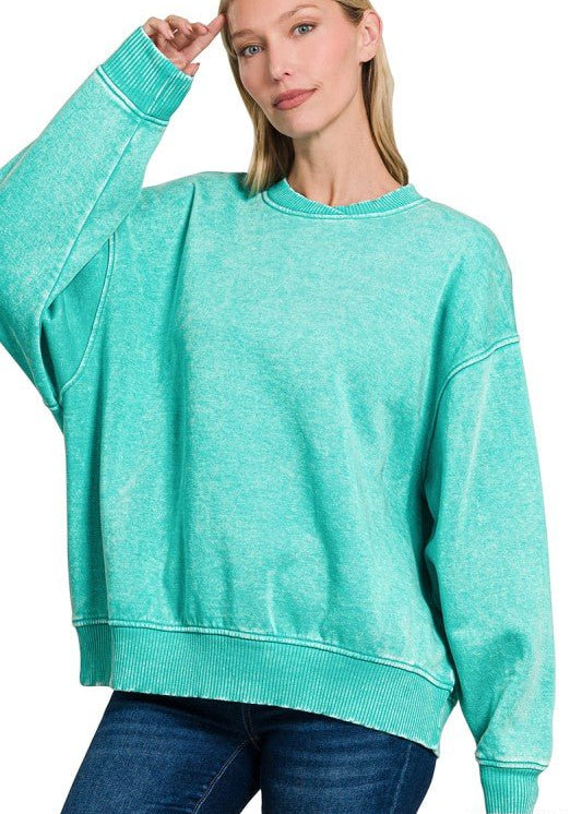 Acid Washed Pullovers - 2 Colors! - The Nines