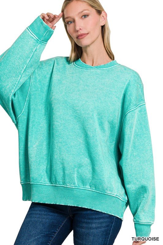 Acid Washed Pullovers - 2 Colors! - The Nines