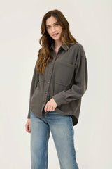 Everday Soft Ribbed Shackets - 2 Colors!