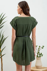 Belted Autumn Dress - 2 Colors!