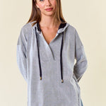 Finding Joy In The Ordinary Textured Striped Hoodie - 2 colors! - The Nines