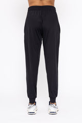 Mono B Black Pleated Front Joggers