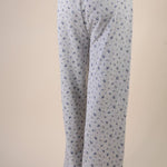 Gray Floral Casual Pant - The Nines