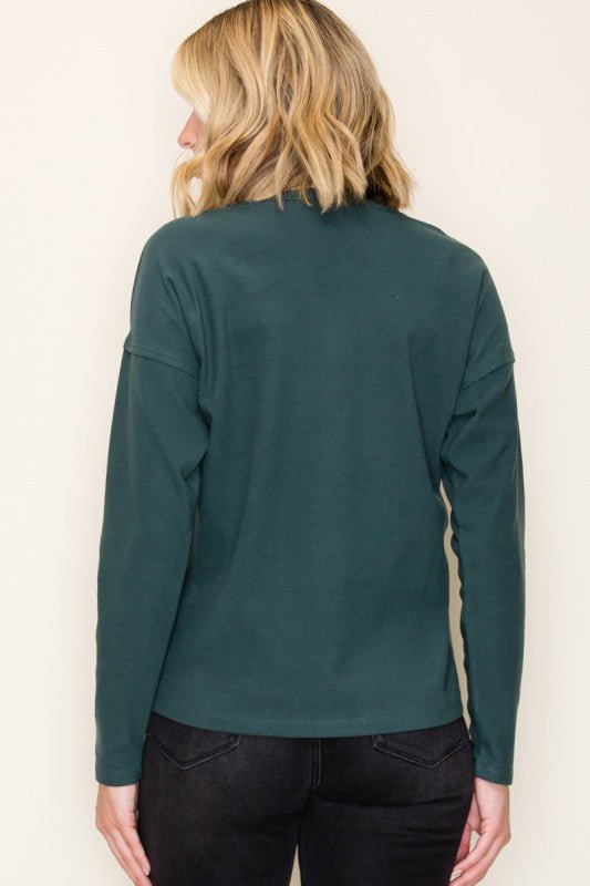 Buttery Soft V - neck Pullover - 2 Colors! - The Nines