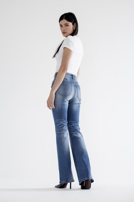 MICA High Rise Relaxed Flare Jean - The Nines