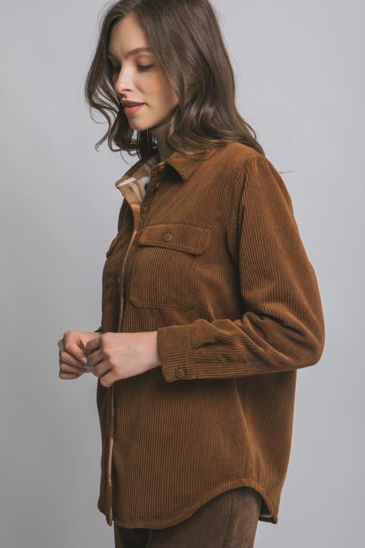 Reversible Button Down Jackets - 2 Colors! - The Nines