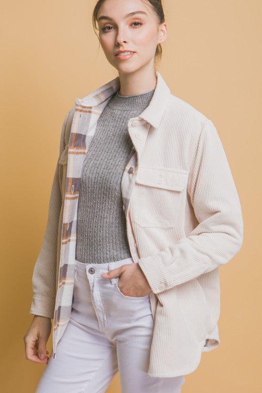 Reversible Button Down Jackets - 2 Colors! - The Nines