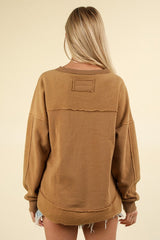 French Terry Oversized Cozy Tops - 4 Colors!