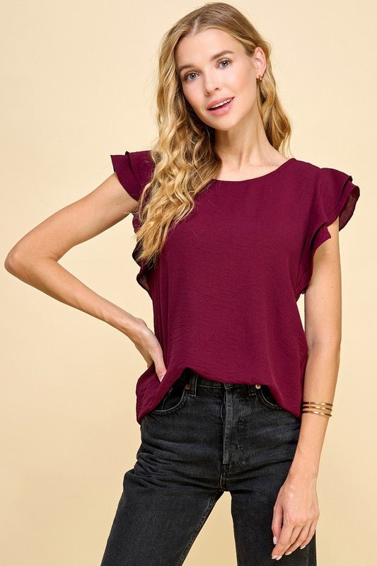 Ruffle Top - 2 colors! - The Nines