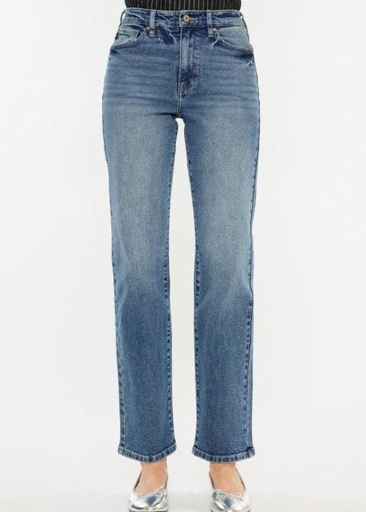 Kan Can High Rise Straight Jeans - The Nines