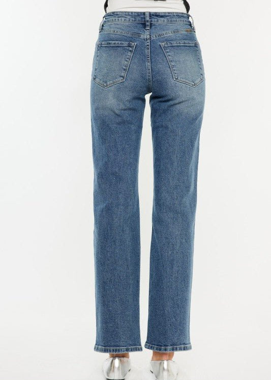 Kan Can High Rise Straight Jeans - The Nines