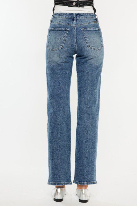 Kan Can High Rise Straight Jeans - The Nines