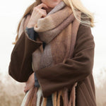 Multicolor Check Pattern Woven Scarf - The Nines