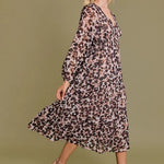 Shimmer Animal Print Dress - The Nines