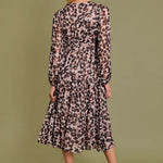 Shimmer Animal Print Dress - The Nines
