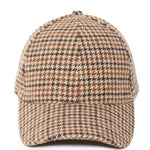 Plaid Woven Baseball Cap - The Nines