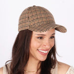 Plaid Woven Baseball Cap - The Nines