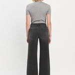 Vervet Black High Rise Trouser Jean - The Nines