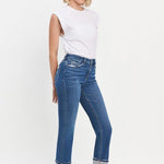 Vervet High Rise Cuff Slim Straight - The Nines