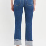 Vervet High Rise Cuff Slim Straight - The Nines