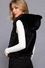 Faux Fur Vests - 2 Colors! - FINAL SALE