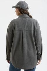 Everday Soft Ribbed Shackets - 2 Colors!