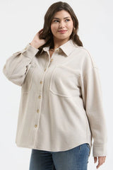 Everday Soft Ribbed Shackets - 2 Colors!