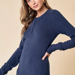 Soft Thumbhole Henley Tops - 4 Colors! - The Nines