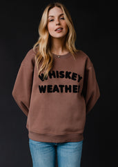 Mocha Whiskey Weather Sweatshirt