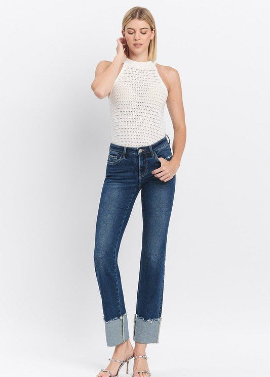Lovervet Midrise Cuffed Straight - FINAL SALE! - The Nines