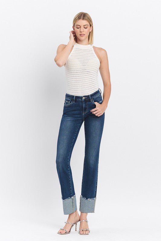Lovervet Midrise Cuffed Straight - FINAL SALE! - The Nines