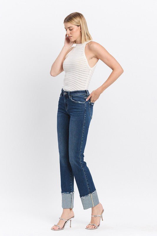 Lovervet Midrise Cuffed Straight - FINAL SALE! - The Nines