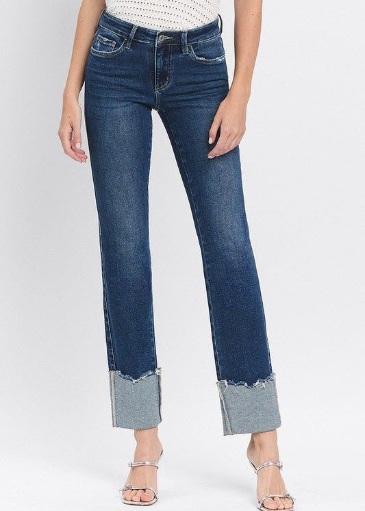 Lovervet Midrise Cuffed Straight - FINAL SALE! - The Nines
