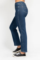 Judy Blue High Waist Tummy Control Classic Straight Jeans