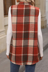 Pretty In Plaid Vest - FINAL SALE