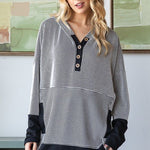 Kind Heart Contrast Hoodie - The Nines