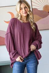 Ribbed Oversized Fit Tops - 2 Colors!