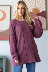 Ribbed Oversized Fit Tops - 2 Colors!