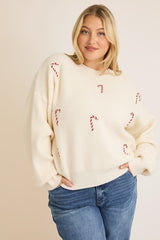 Candy Cane Lane Sweater