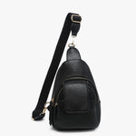 Sophia Sling Bag w/ Flapover Pocket - The Nines