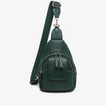 Sophia Sling Bag w/ Flapover Pocket - The Nines