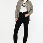 Kan Can Black High Rise Skinny Jean - The Nines